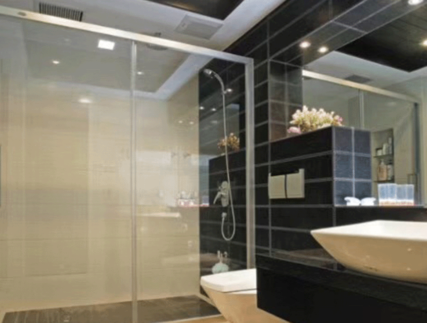 淋浴間門窗調光玻璃